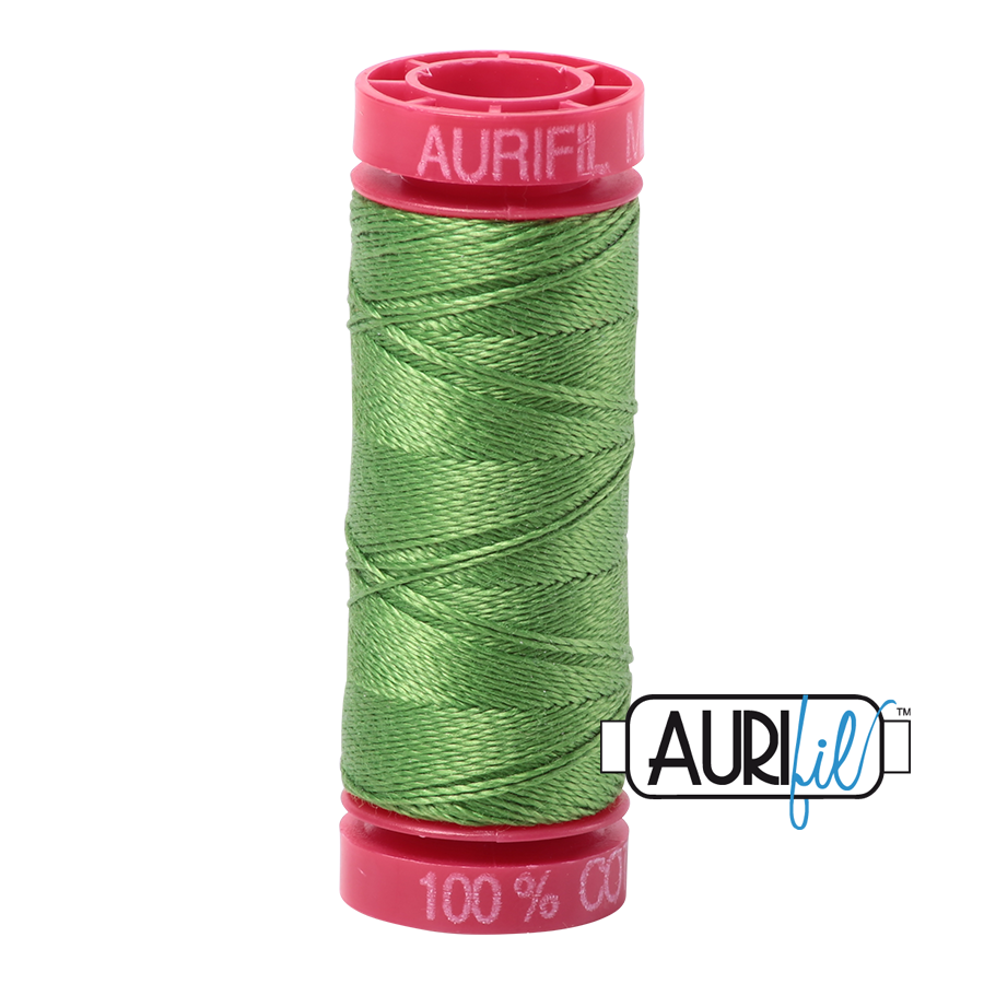 1114 GRASS GREEN 12 WT MAKO COTTON SMALL SPOOL | 50 MT.