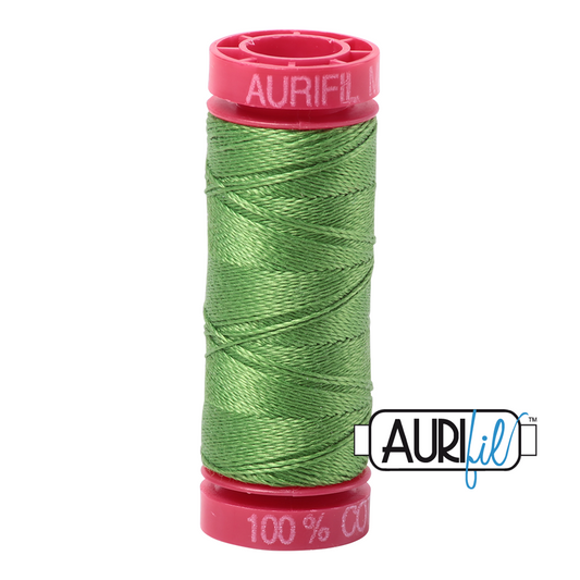 1114 GRASS GREEN 12 WT MAKO COTTON SMALL SPOOL | 50 MT.