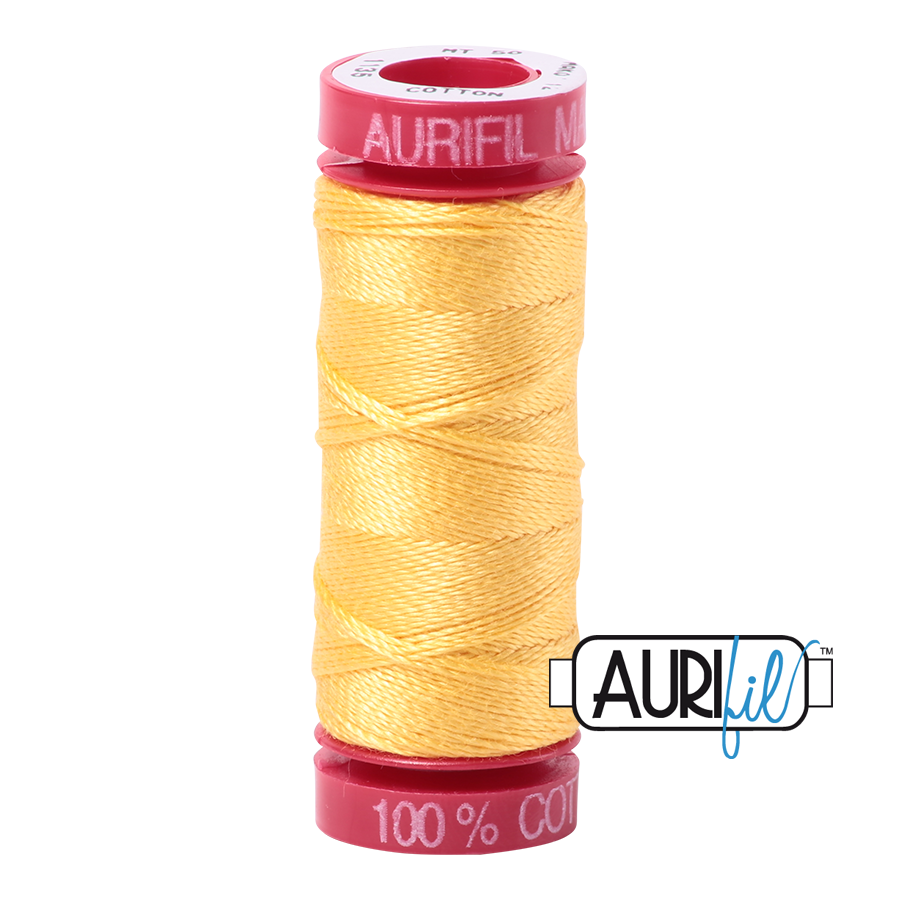 1135 PALE YELLOW 12 WT MAKO COTTON SMALL SPOOL | 50 MT.