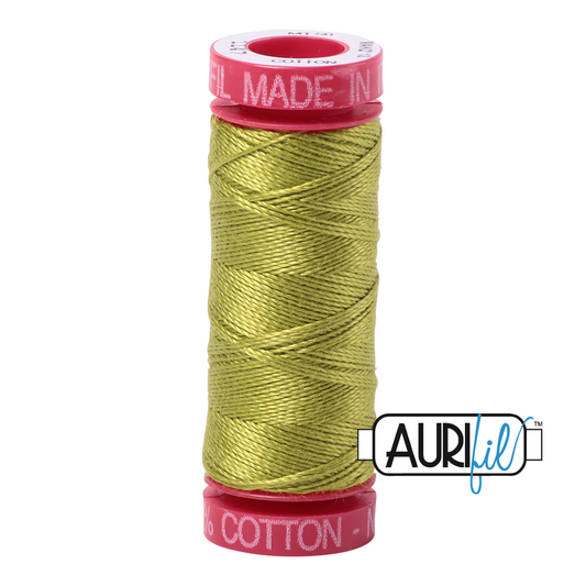 1147 LIGHT LEAF GREEN 12 WT MAKO COTTON SMALL SPOOL | 50 MT.