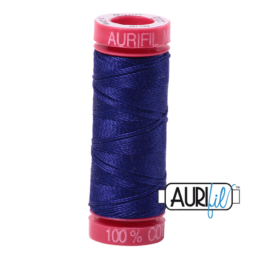 1200 BLUE VIOLET 12 WT MAKO COTTON SMALL SPOOL | 50 MT.