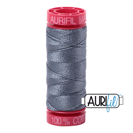 1246 DARK GREY 12 WT MAKO COTTON SMALL SPOOL | 50 MT.