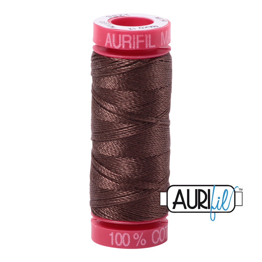 1285 MEDIUM BARK 12 WT MAKO COTTON SMALL SPOOL | 50 MT.