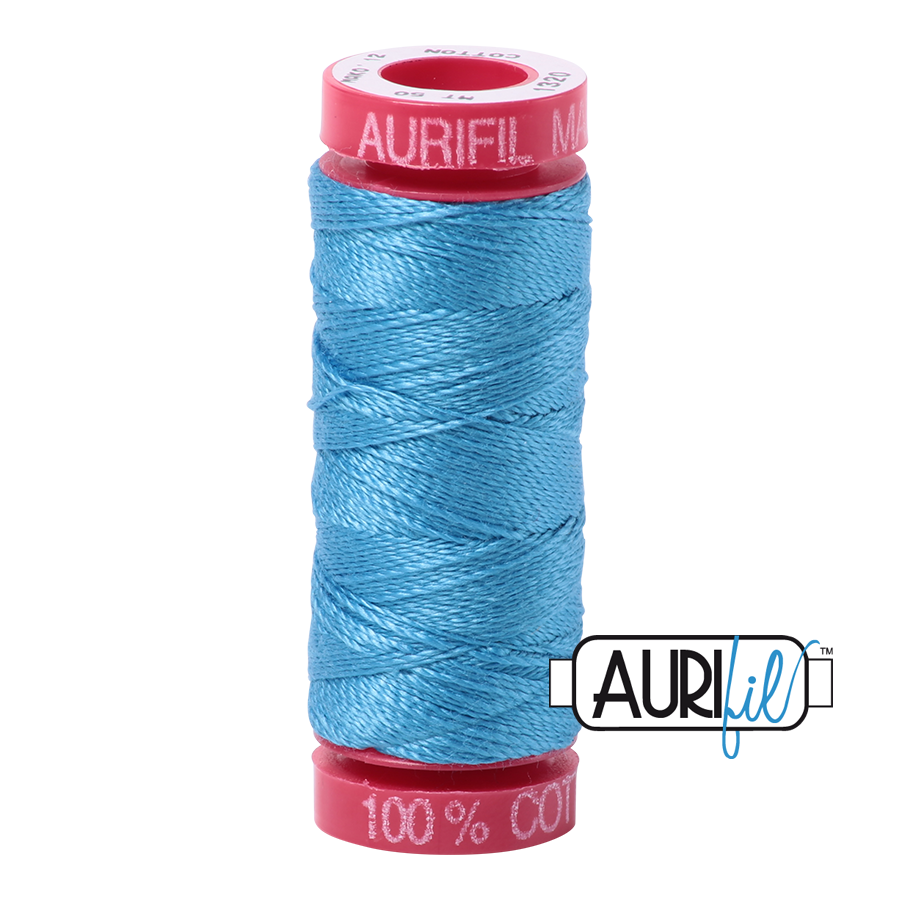 1320 BRIGHT TEAL 12 WT MAKO COTTON SMALL SPOOL | 50 MT.