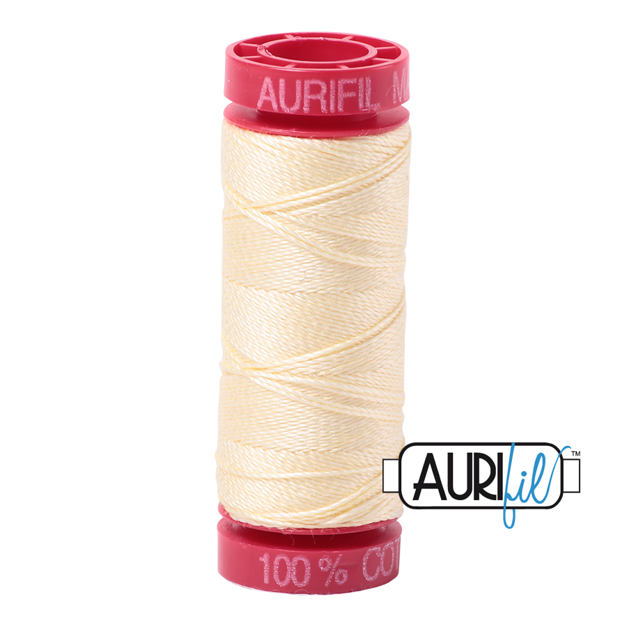 2110 LIGHT LEMON 12 WT MAKO COTTON SMALL SPOOL | 50 MT.