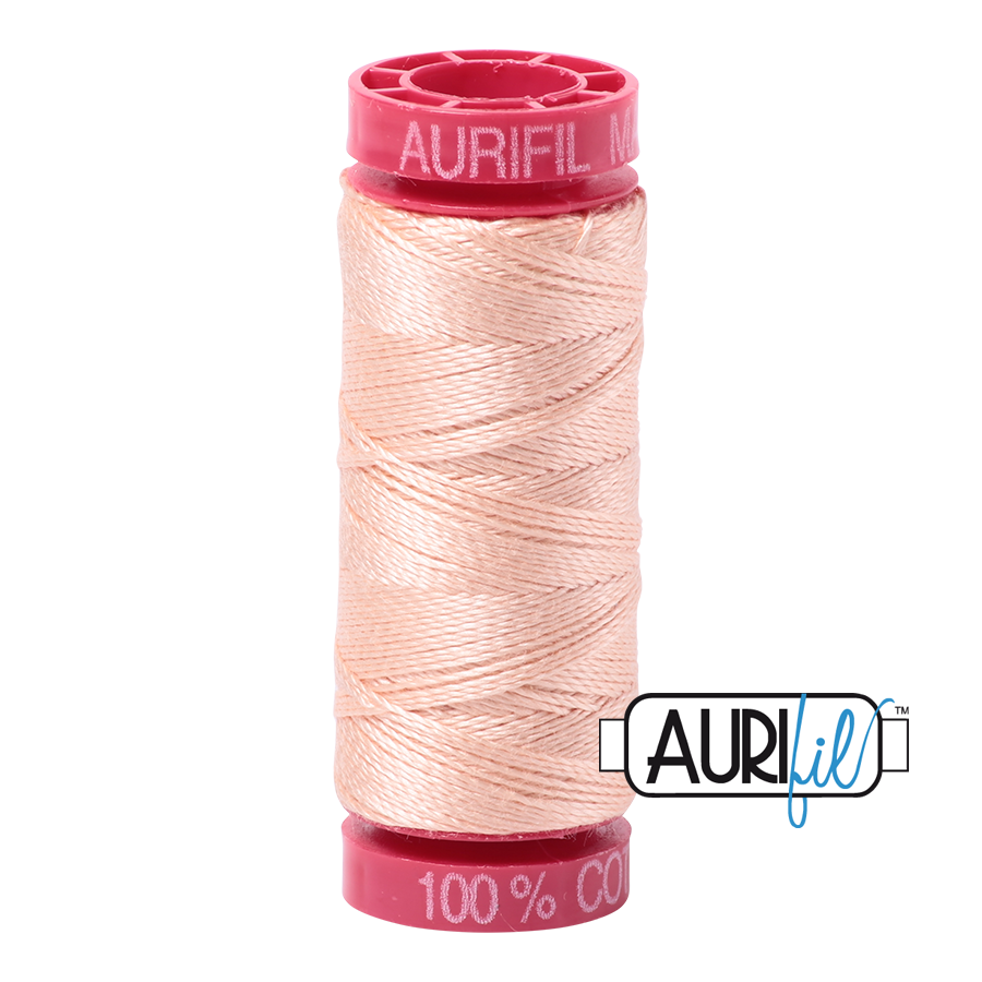 2205 APRICOT 12 WT MAKO COTTON SMALL SPOOL | 50 MT.