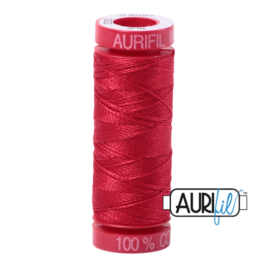 2250 RED 12 WT MAKO COTTON SMALL SPOOL | 50 MT.