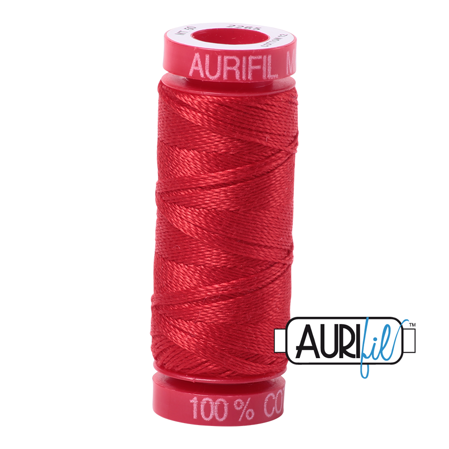 2265 LOBSTER RED 12 WT MAKO COTTON SMALL SPOOL | 50 MT.