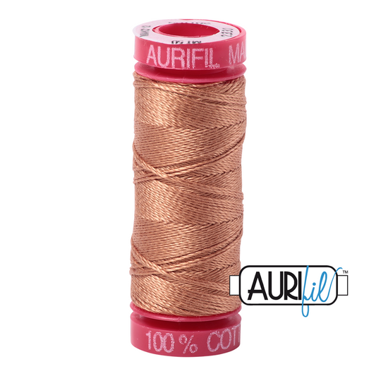 2330 LIGHT CHESTNUT 12 WT MAKO COTTON SMALL SPOOL | 50 MT.