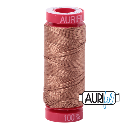 2340 CAFE' AU LAIT 12 WT MAKO COTTON SMALL SPOOL | 50 MT.