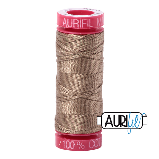2370 SANDSTONE 12 WT MAKO COTTON SMALL SPOOL | 50 MT.