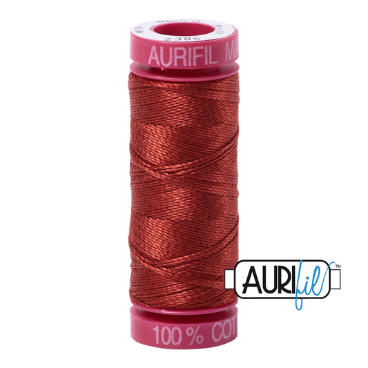 2385 TERRACOTTA 12 WT MAKO COTTON SMALL SPOOL | 50 MT.