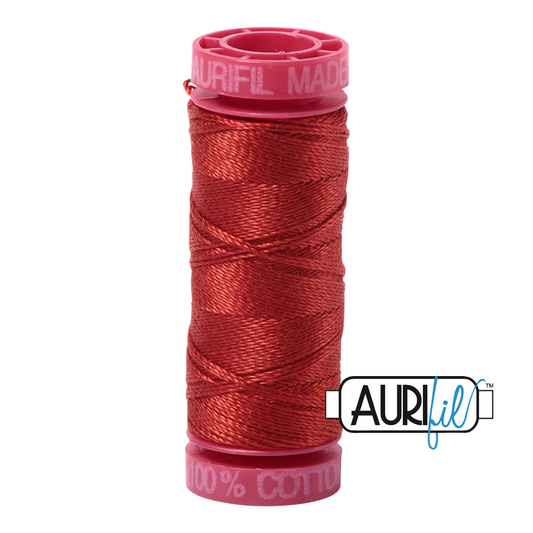 2395 PUMPKIN SPICE 12 WT MAKO COTTON SMALL SPOOL | 50 MT.