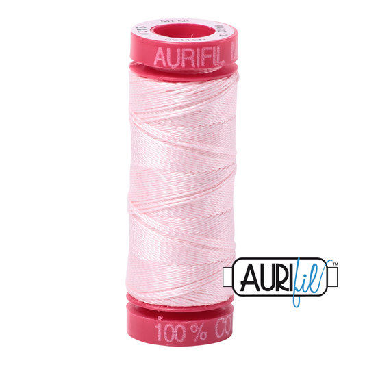2410 PALE PINK 12 WT MAKO COTTON SMALL SPOOL | 50 MT.