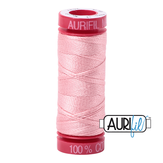 2437 LIGHT PEONY 12 WT MAKO COTTON SMALL SPOOL | 50 MT.