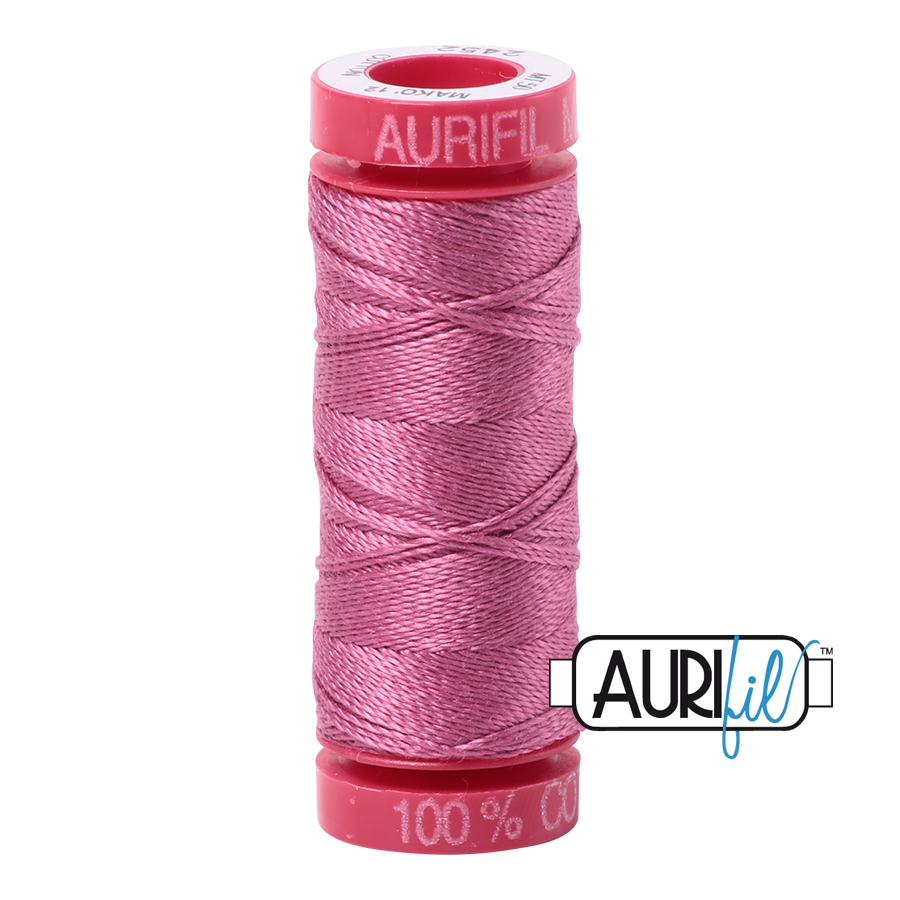 2452 DUSTY ROSE 12 WT MAKO COTTON SMALL SPOOL | 50 MT.