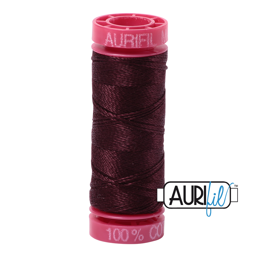 2468 DARK WINE 12 WT MAKO COTTON SMALL SPOOL | 50 MT.