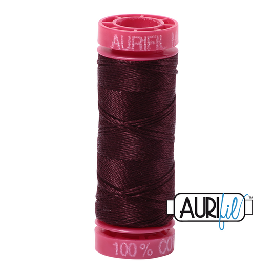 2468 DARK WINE 12 WT MAKO COTTON SMALL SPOOL | 50 MT.