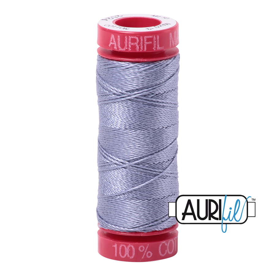 2524 GREY VIOLET 12 WT MAKO COTTON SMALL SPOOL | 50 MT.