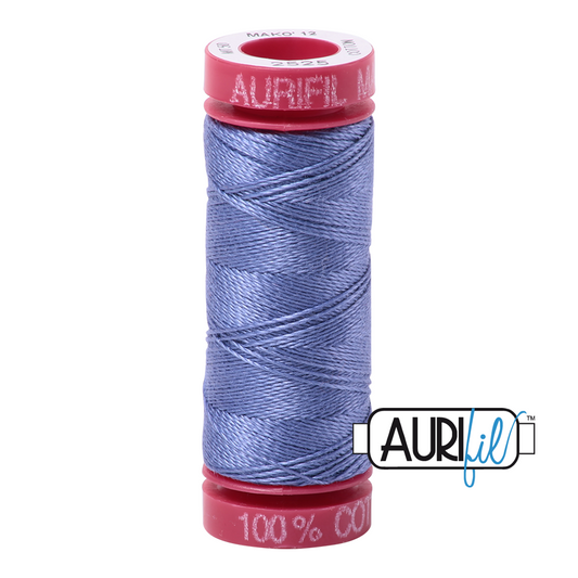 2525 DUSTY BLUE VIOLET 12 WT MAKO COTTON SMALL SPOOL | 50 MT.