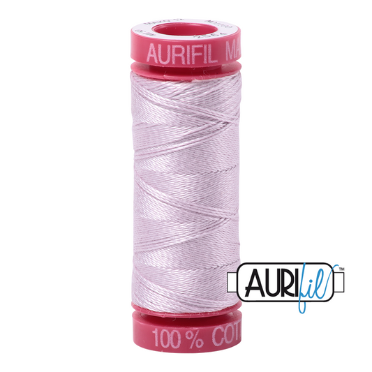 2564 PALE LILAC 12 WT MAKO COTTON SMALL SPOOL | 50 MT.