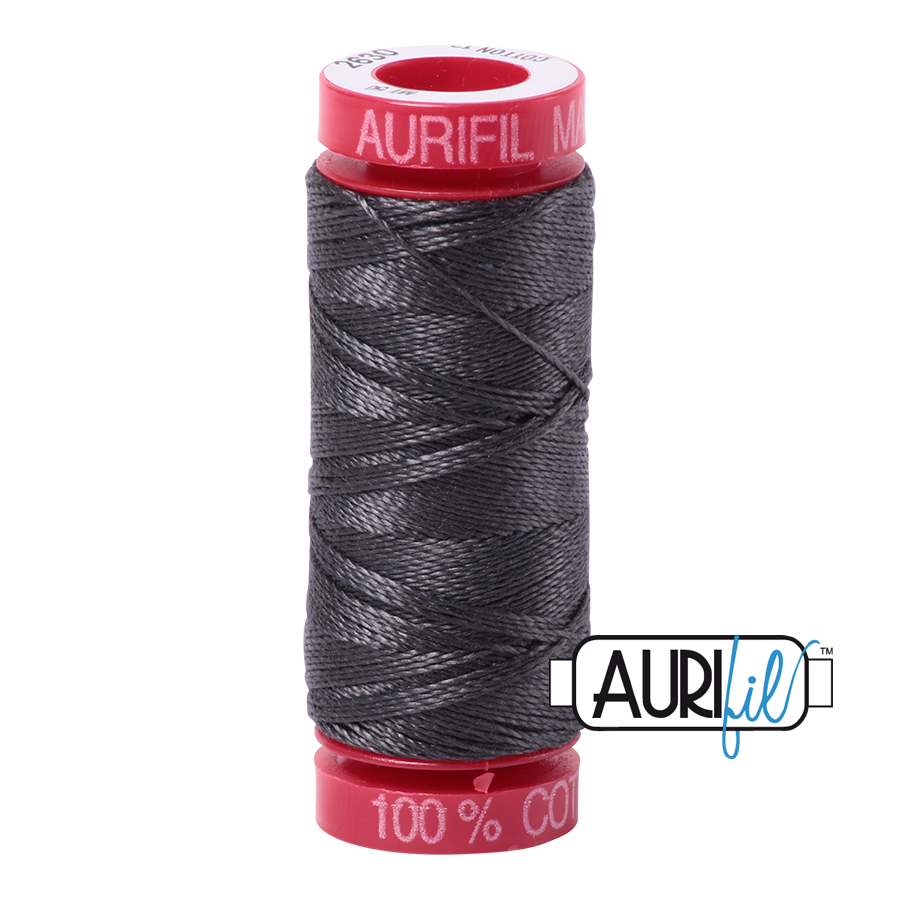 2630 DARK PEWTER 12 WT MAKO COTTON SMALL SPOOL | 50 MT.