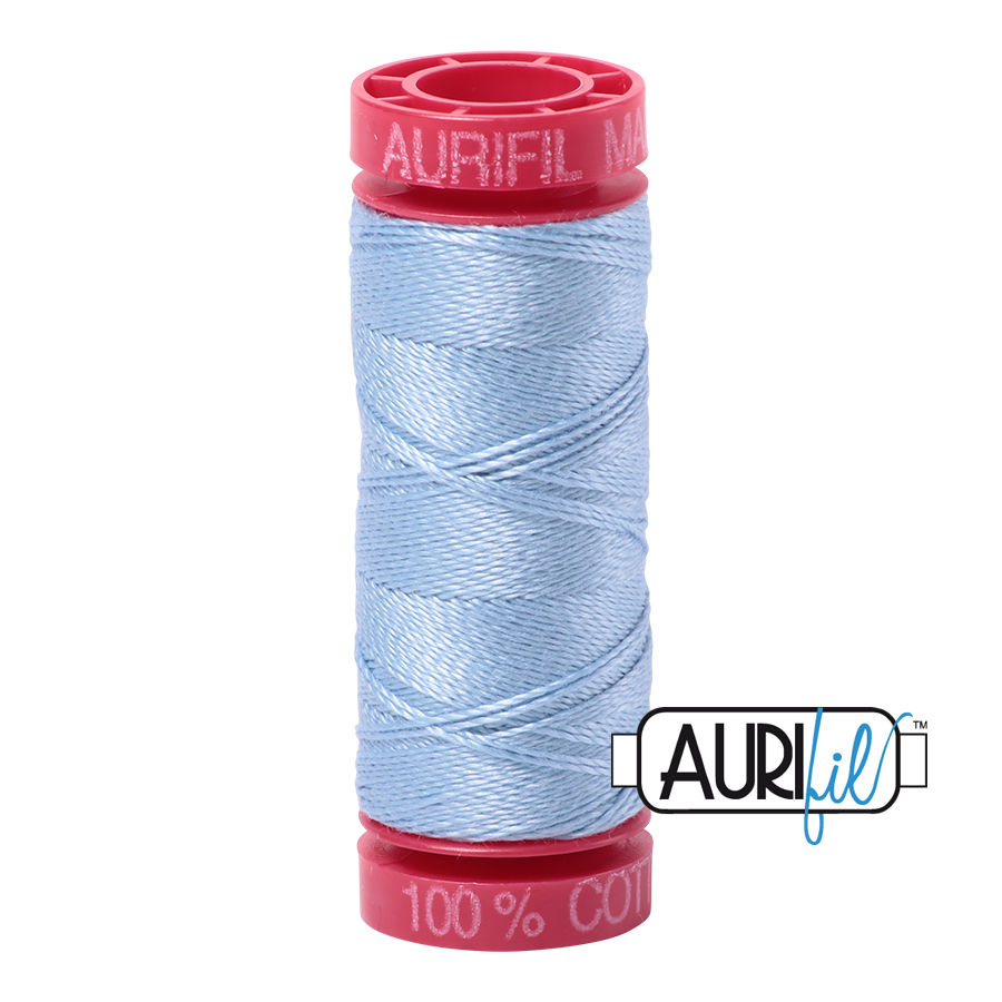 2715 ROBINS EGG 12 WT MAKO COTTON SMALL SPOOL | 50 MT.