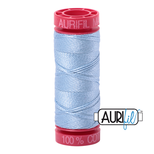 2715 ROBINS EGG 12 WT MAKO COTTON SMALL SPOOL | 50 MT.