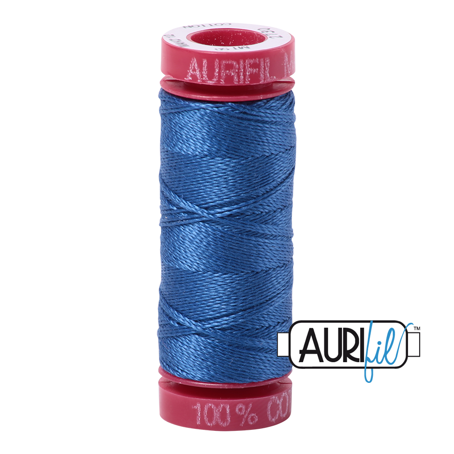 2730 DELFT BLUE 12 WT MAKO COTTON SMALL SPOOL | 50 MT.