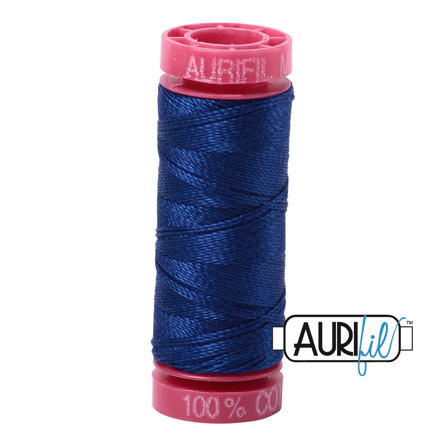 2780 DARK DELFT BLUE 12 WT MAKO COTTON SMALL SPOOL | 50 MT.