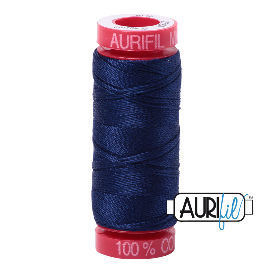 2784 DARK NAVY 12 WT MAKO COTTON SMALL SPOOL | 50 MT.