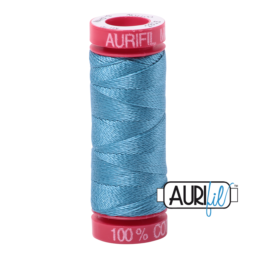 2815 TEAL 12 WT MAKO COTTON SMALL SPOOL | 50 MT.