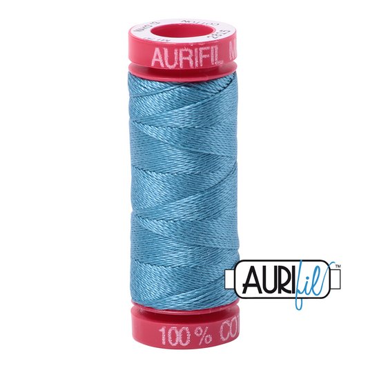 2815 TEAL 12 WT MAKO COTTON SMALL SPOOL | 50 MT.