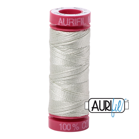 2843 LIGHT GREY GREEN 12 WT MAKO COTTON SMALL SPOOL | 50 MT.
