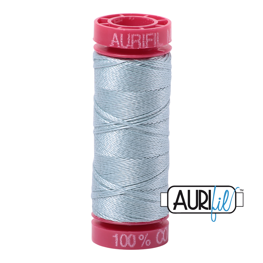 2847 BRIGHT GREY BLUE 12 WT MAKO COTTON SMALL SPOOL | 50 MT.