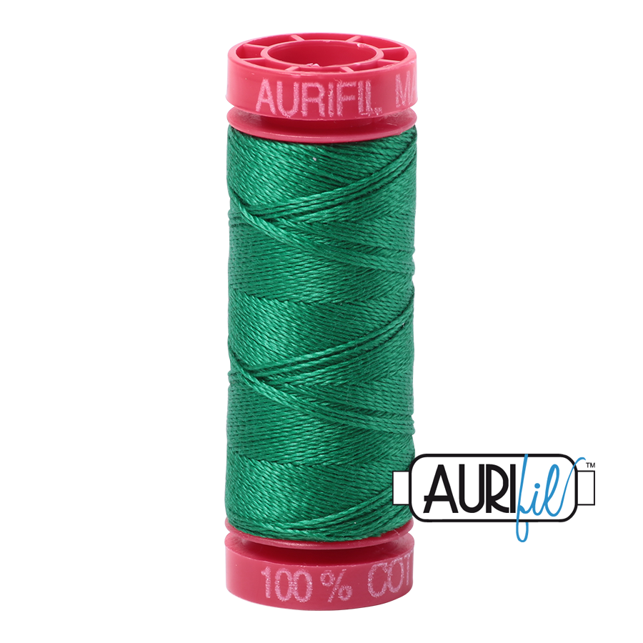 2870 GREEN 12 WT MAKO COTTON SMALL SPOOL | 50 MT.