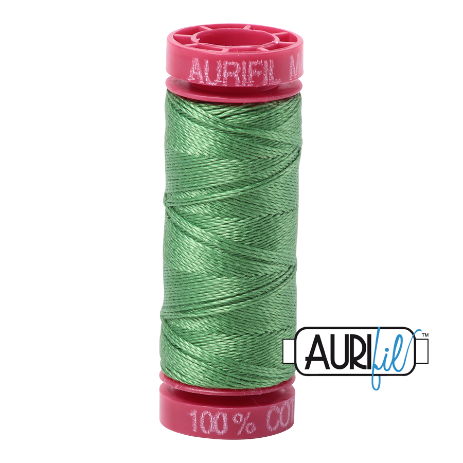 2884 GREEN YELLOW 12 WT MAKO COTTON SMALL SPOOL | 50 MT.