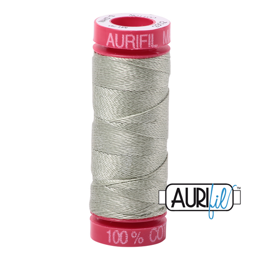 2902 LIGHT LAUREL GREEN 12 WT MAKO COTTON SMALL SPOOL | 50 MT.