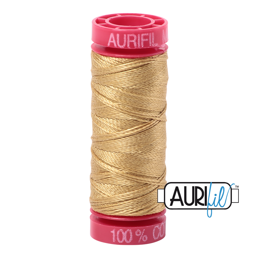 2920 LIGHT BRASS 12 WT MAKO COTTON SMALL SPOOL | 50 MT.
