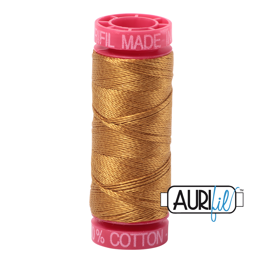 2975 BRASS 12 WT MAKO COTTON SMALL SPOOL | 50 MT.