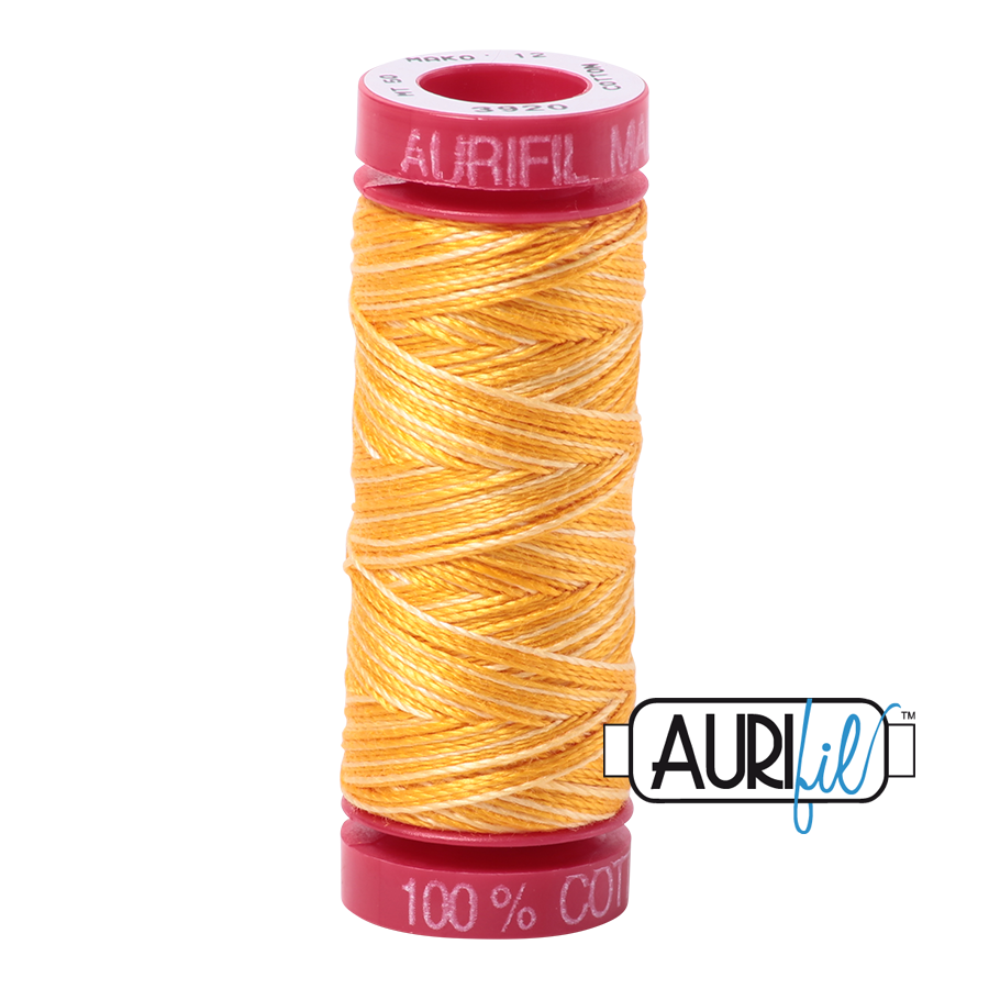 3920 GOLDEN GLOW 12 WT MAKO COTTON SMALL SPOOL | 50 MT.