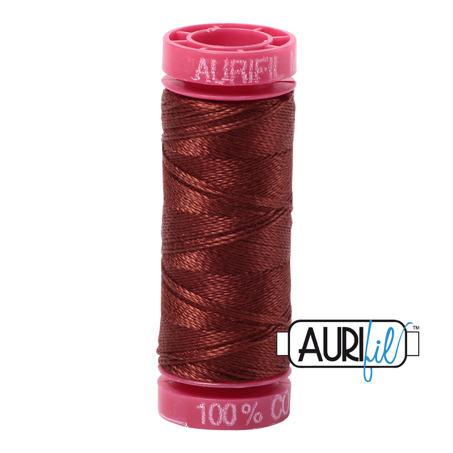 4012 COPPER BROWN 12 WT MAKO COTTON SMALL SPOOL | 50 MT.
