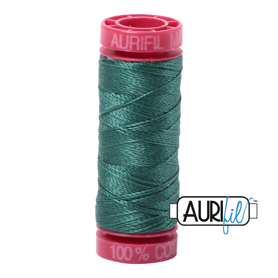 4129 TURF GREEN 12 WT MAKO COTTON SMALL SPOOL | 50 MT.