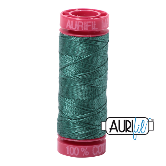 4129 TURF GREEN 12 WT MAKO COTTON SMALL SPOOL | 50 MT.