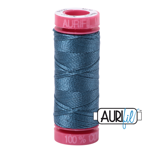 4644 SMOKE BLUE 12 WT MAKO COTTON SMALL SPOOL | 50 MT.