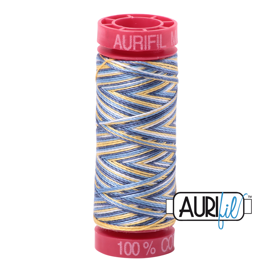4649 LEMON BLUEBERRY 12 WT MAKO COTTON SMALL SPOOL | 50 MT.
