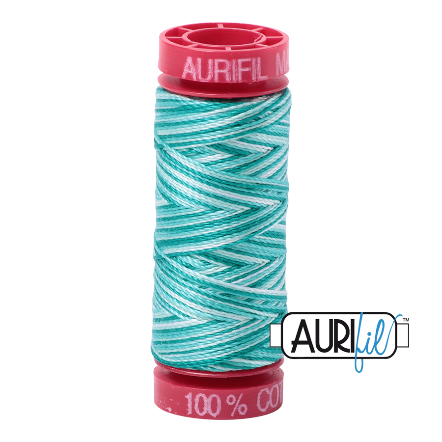 4654 TURQUOISE FOAM 12 WT MAKO COTTON SMALL SPOOL | 50 MT.