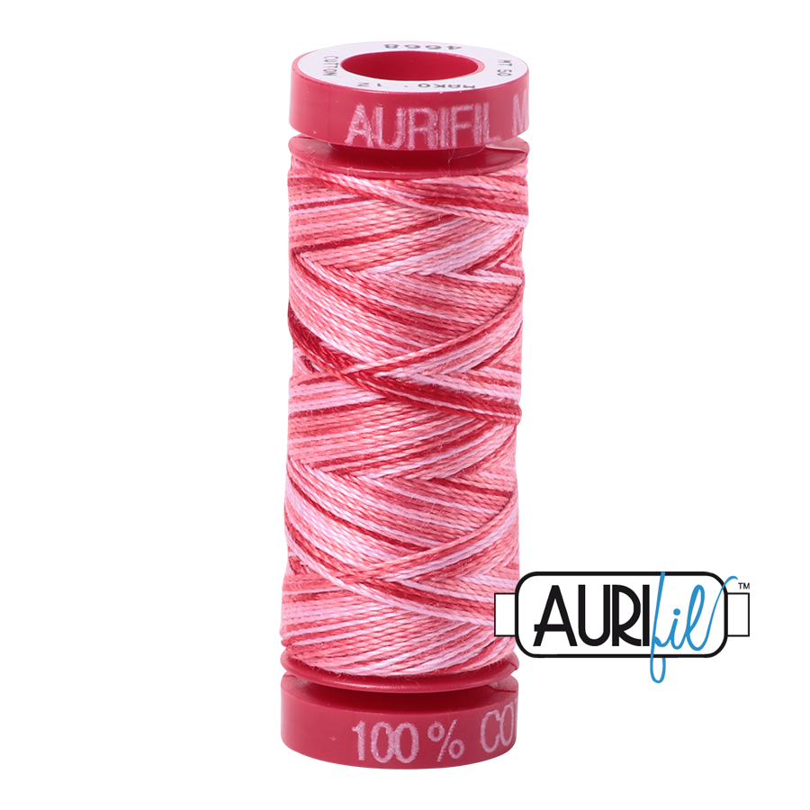 4668 STRAWBERRY PARFAIT 12 WT MAKO COTTON SMALL SPOOL | 50 MT.