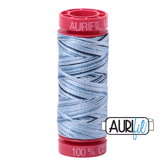 4669 STONEWASH BLUES 12 WT MAKO COTTON SMALL SPOOL | 50 MT.