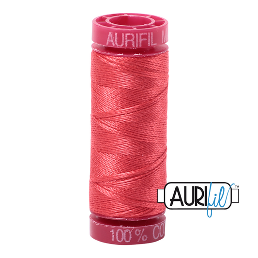 5002 MEDIUM RED 12 WT MAKO COTTON SMALL SPOOL | 50 MT.